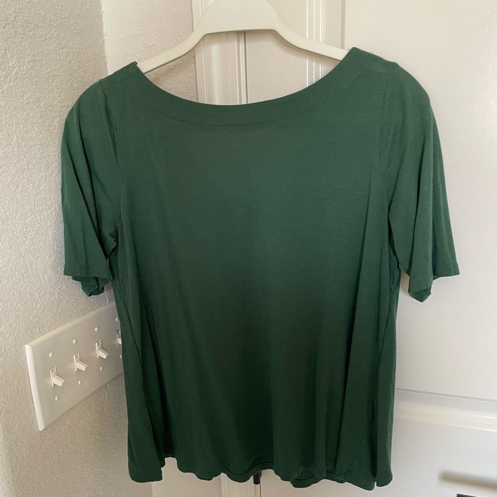 Forest green Loft blouse. Size small.